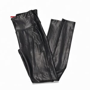 Spanx Black Metallic Shiny Women’s dressy casual leggings Small